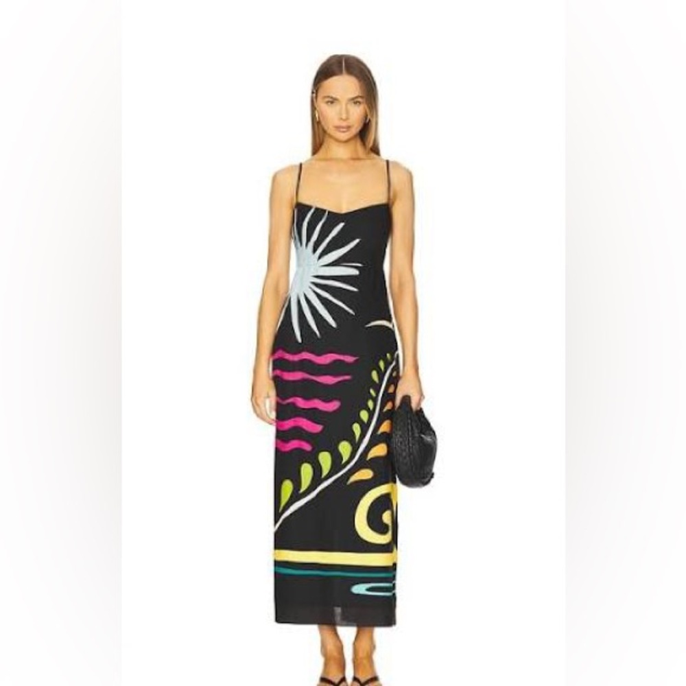 Paloma Midi dress multicolor NWOT